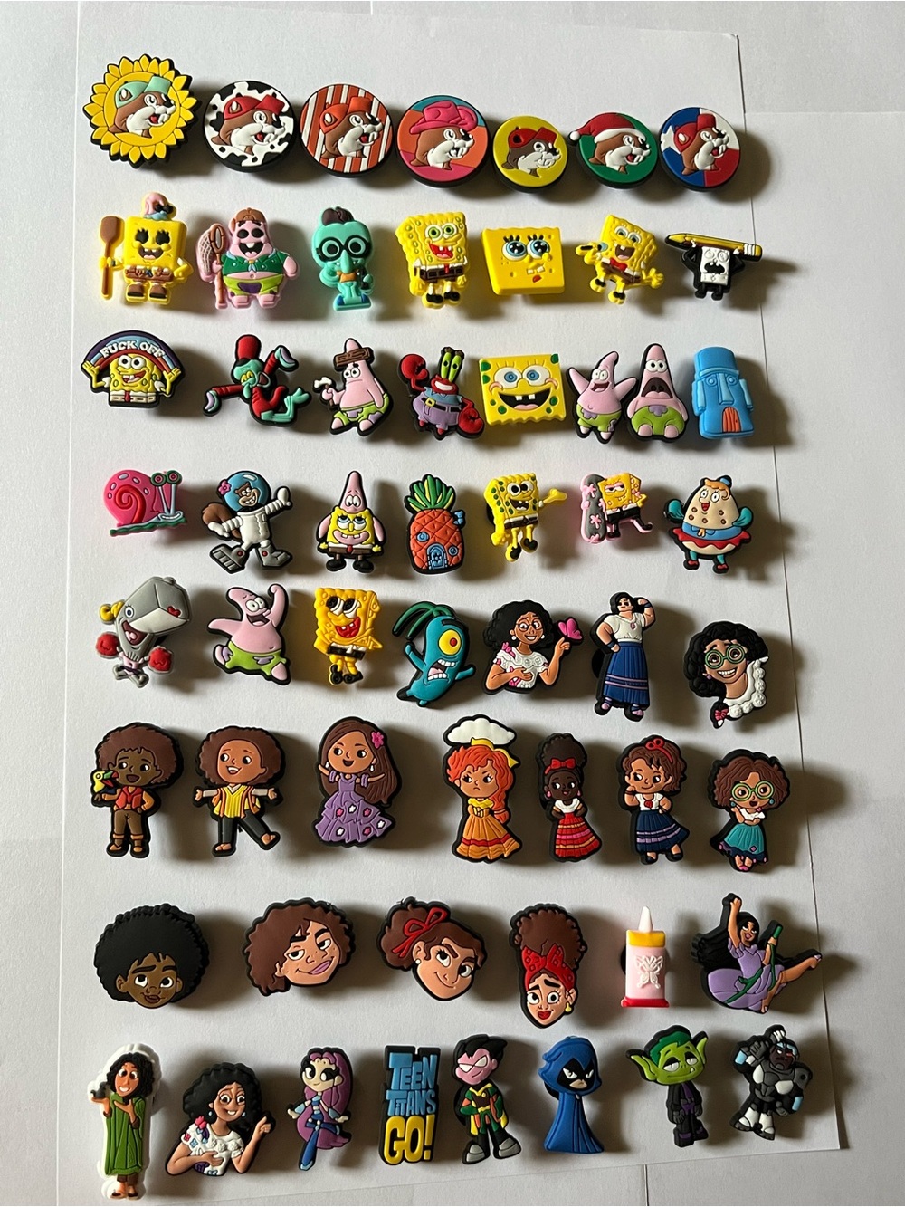 Assorted Kids Character Shoe Charms & Multicolor Inspired